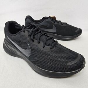 Nike Revolution 7 Running Shoes FB2207-005 Black Off Noir Men's Size 10.5